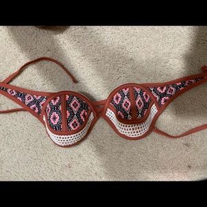 Colorful bikini top from target